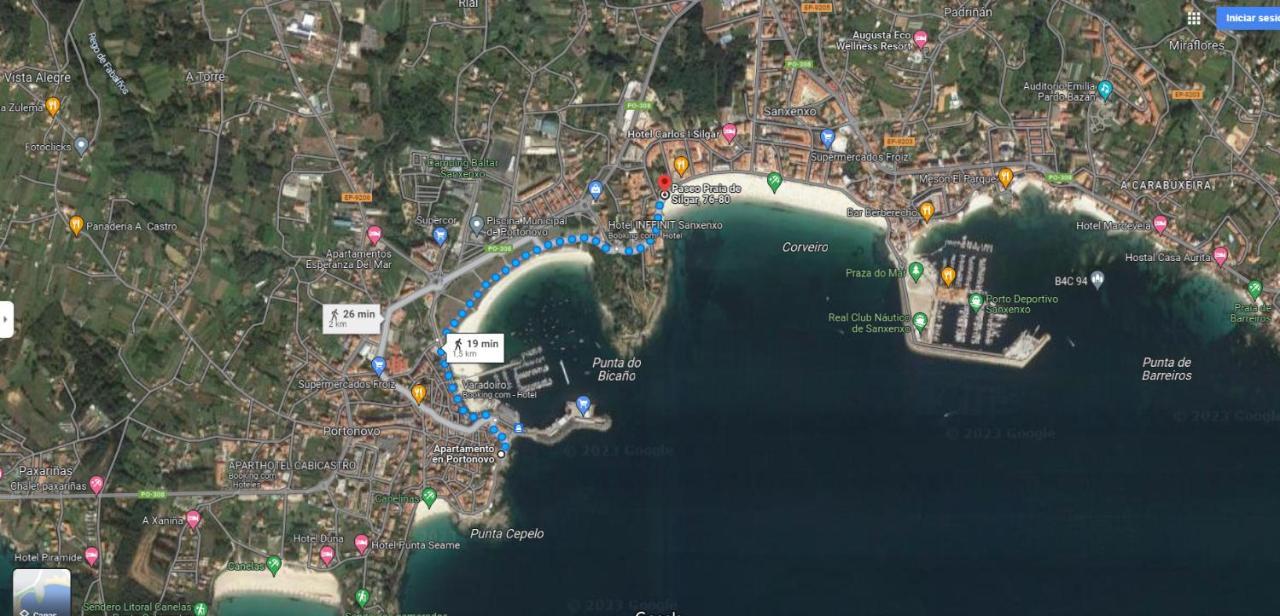 Apartmán Piso Vacaciones En El Mar Sanxenxo Exteriér fotografie